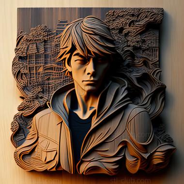 3D model City Hunter Tsukasa Hojo (STL)